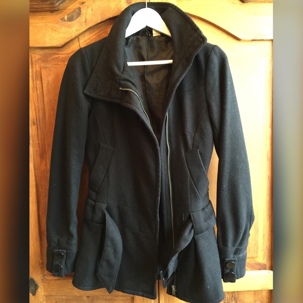 Black H&M Pea Coat